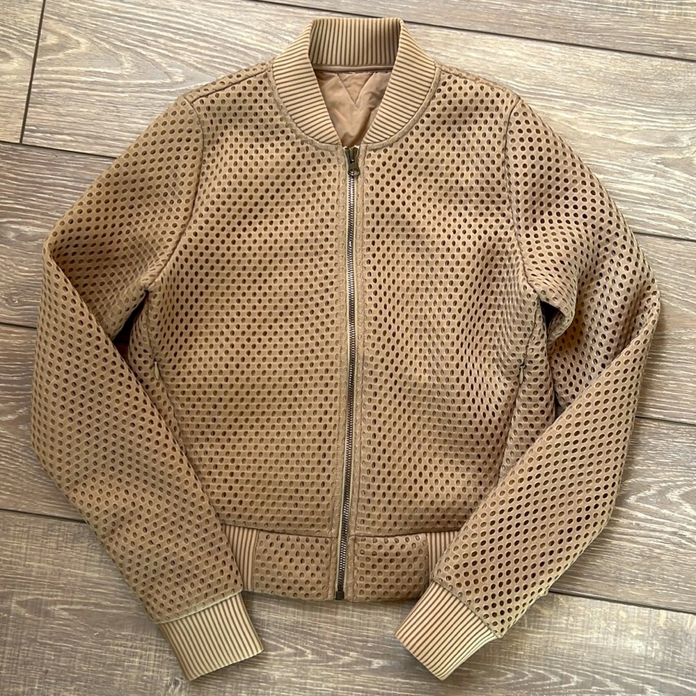 ALO Yoga lazer cut jacket
